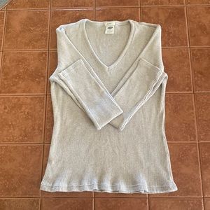 Camel colored Thermal Long sleeve shirt- Size M (Medium)